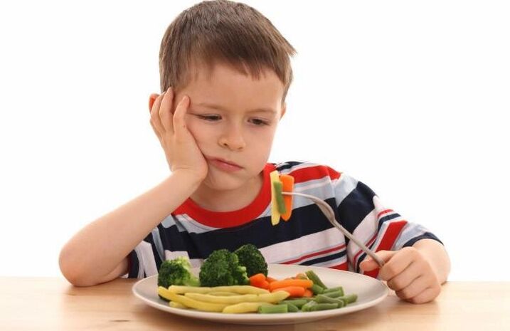 Kod djece helmintijaza uzrokuje nedostatak apetita